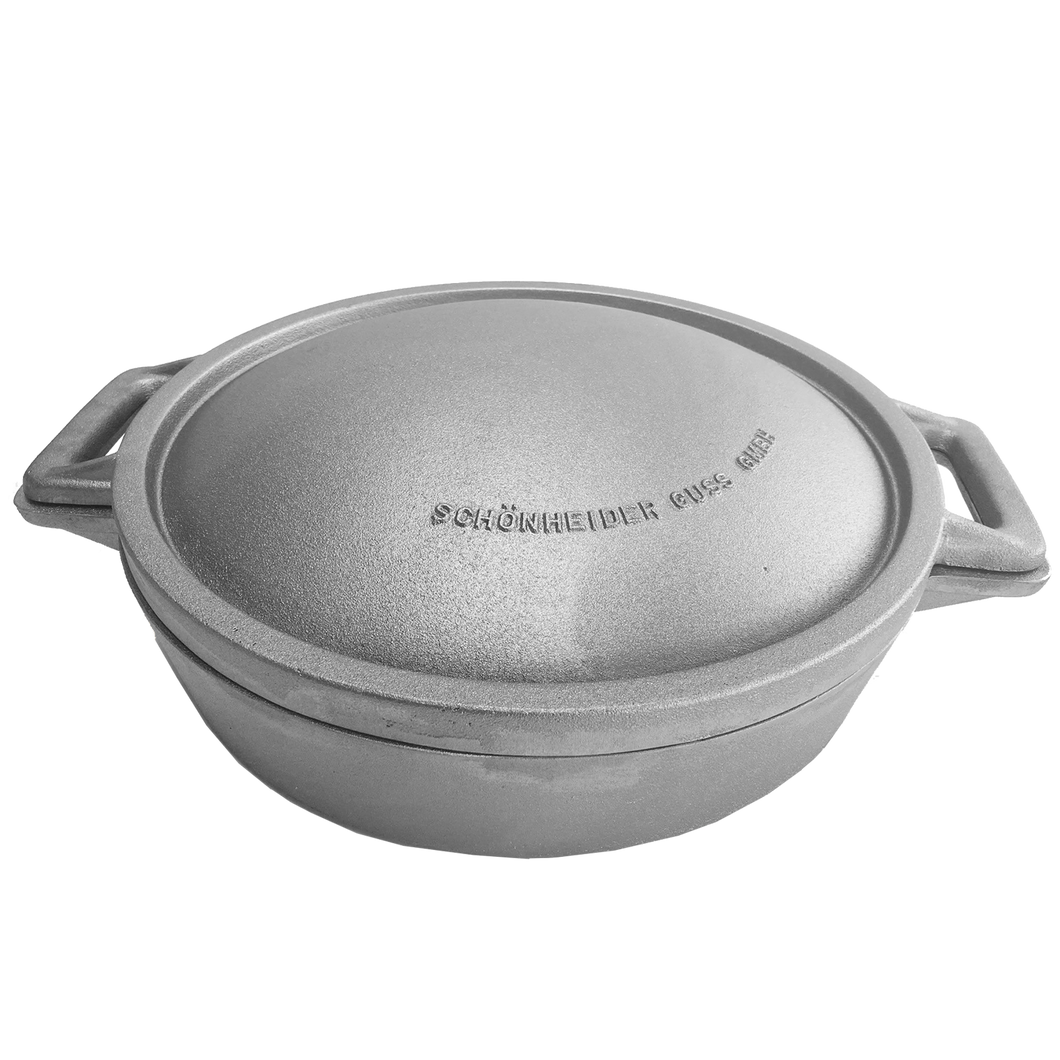 Premium Gusspfanne (Ø 40cm) mit Deckel